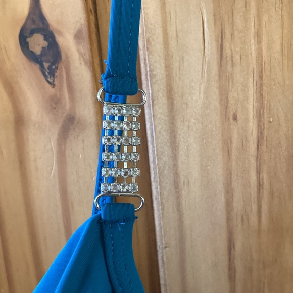 Women Shape FX teal blue one piece swim suit size 16 - NWT - Picture 2 of 13